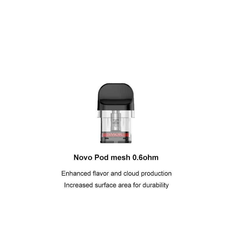 [Global-CN02] SMOK Novo Pod Cartridge for SMOK Novo, Novo 2, Novo 2s, Novo 2X, Novo 3, Novo ECO/SE/Pro, Novo Master/Master Box, Novo GT /GT Box, Propod GT,Novo Classy Kit 3ml/2ml (3pcs/pack)