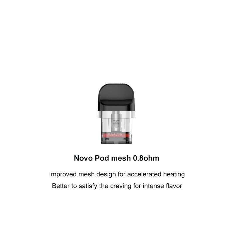 [Global-CN02] SMOK Novo Pod Cartridge for SMOK Novo, Novo 2, Novo 2s, Novo 2X, Novo 3, Novo ECO/SE/Pro, Novo Master/Master Box, Novo GT /GT Box, Propod GT,Novo Classy Kit 3ml/2ml (3pcs/pack)