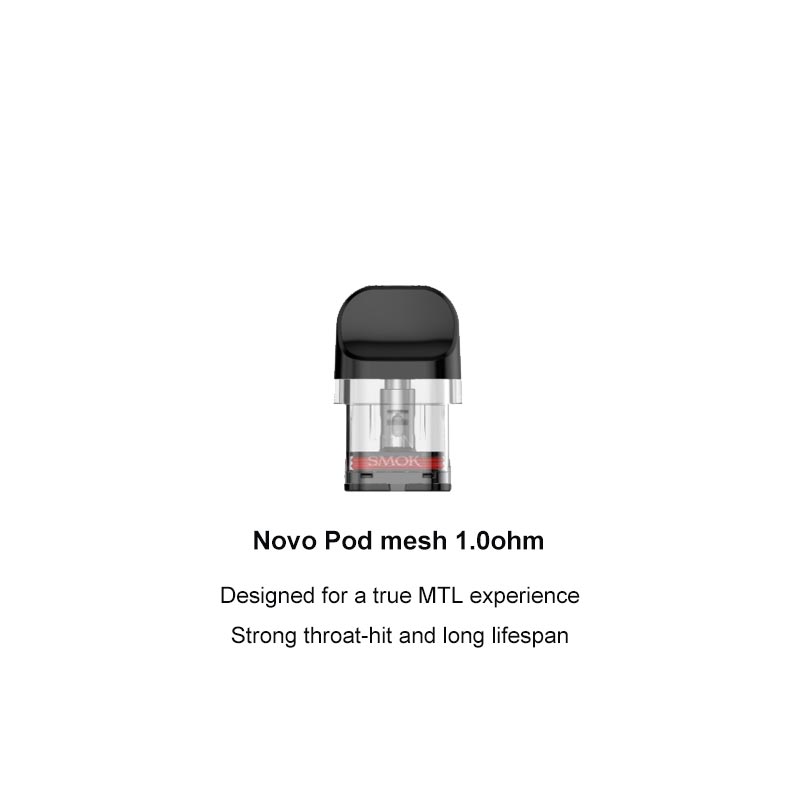 [Global-CN02] SMOK Novo Pod Cartridge for SMOK Novo, Novo 2, Novo 2s, Novo 2X, Novo 3, Novo ECO/SE/Pro, Novo Master/Master Box, Novo GT /GT Box, Propod GT,Novo Classy Kit 3ml/2ml (3pcs/pack)