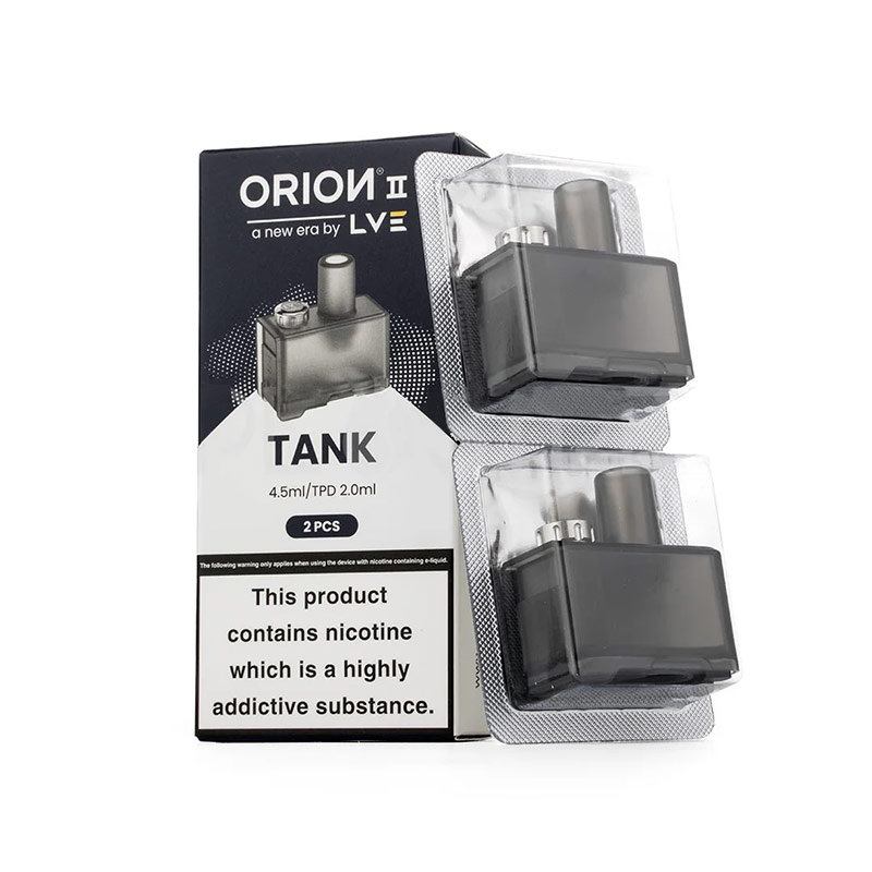 [Global-CN02] LVE Orion II Empty Pod Cartridge 4.5ml (2pcs/pack)