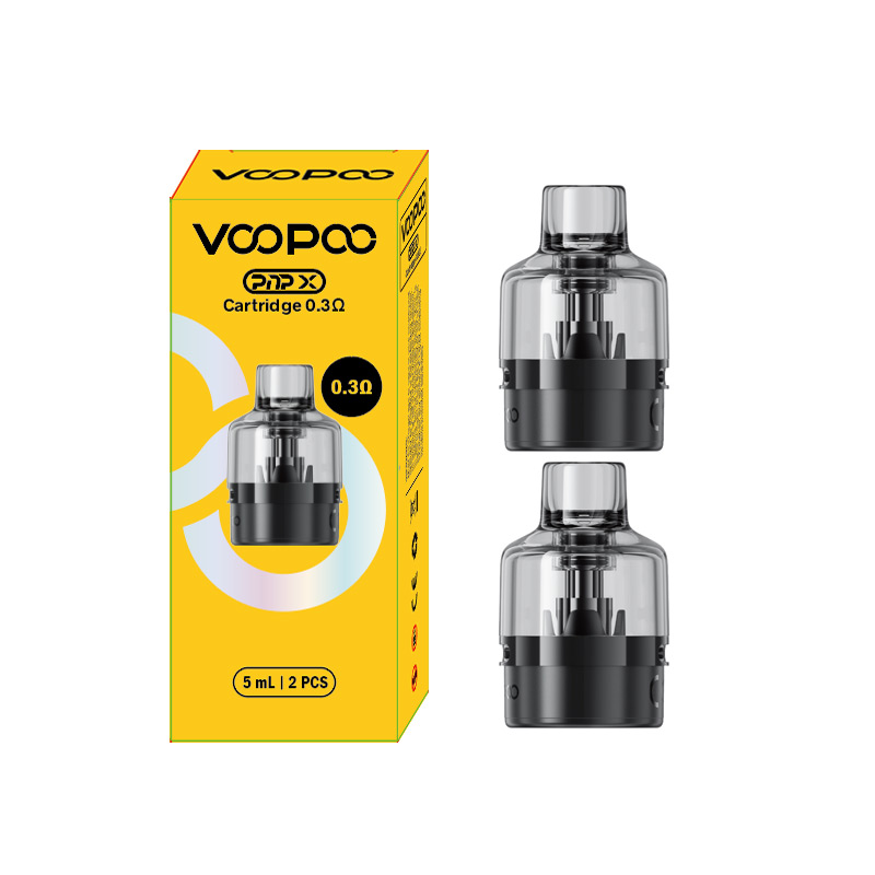 Voopoo PnP X Integated Cartridge for Drag S2/S3 Kit,Drag X2/X3 Kit, Doric 60 Pro,Argus Pro 2 Kit 5ml (2pcs/pack)