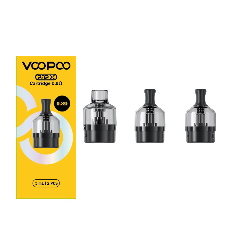 Voopoo PnP X Integated Cartridge for Drag S2/S3 Kit,Drag X2/X3 Kit, Doric 60 Pro,Argus Pro 2 Kit 5ml (2pcs/pack)
