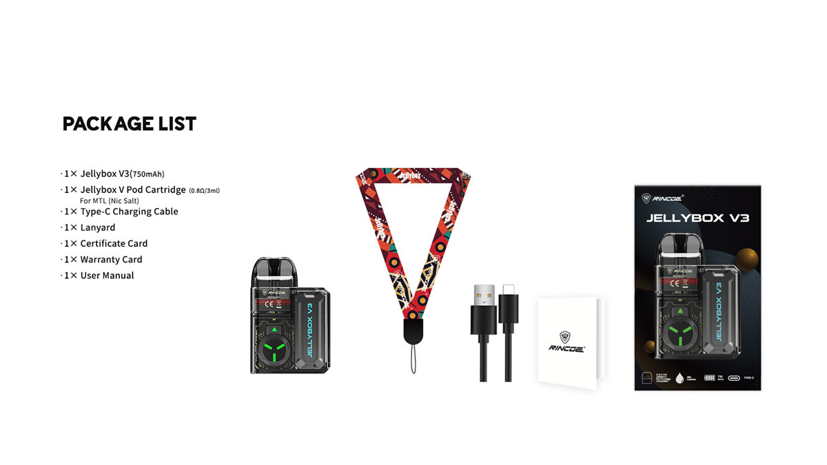Kit sistema pod Rincoe Jellybox V3