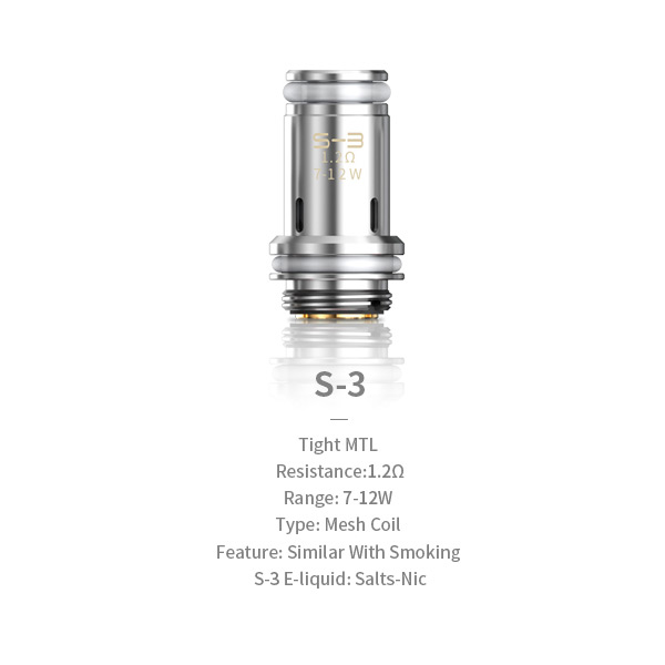 [Global-CN02] Smoant S Series Coil for Santi Kit / Knight 40 Kit / Charon Baby Plus Kit / Charon T50 Kit / Pasito Pro Kit (3pcs/Pack)-CigBest