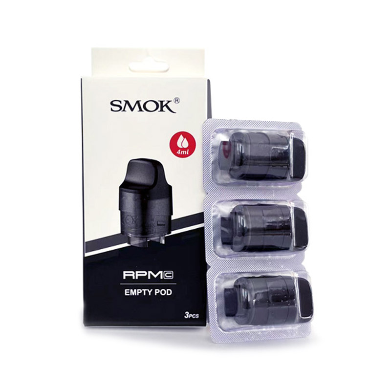 [Global-CN02] SMOK RPM C Empty Pod Cartridge 4ml (3pcs/pack)-CigBest