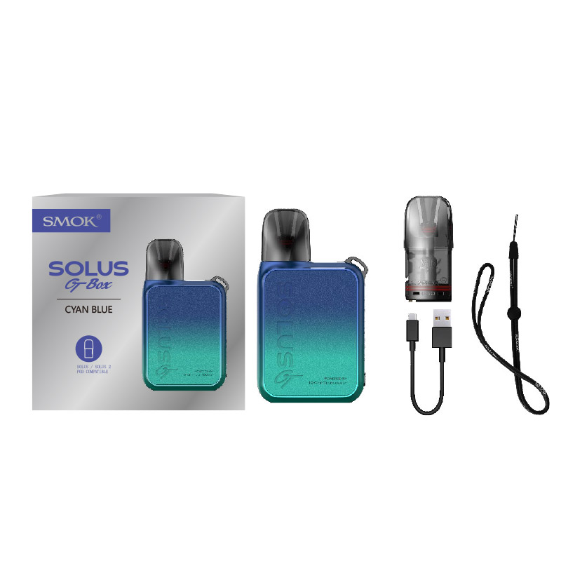[Global-CN02] SMOK Solus GT Box Pod System Kit 1000mAh 2ml-CigBest