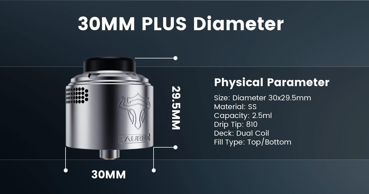 Tauren Vortex 30 RDA