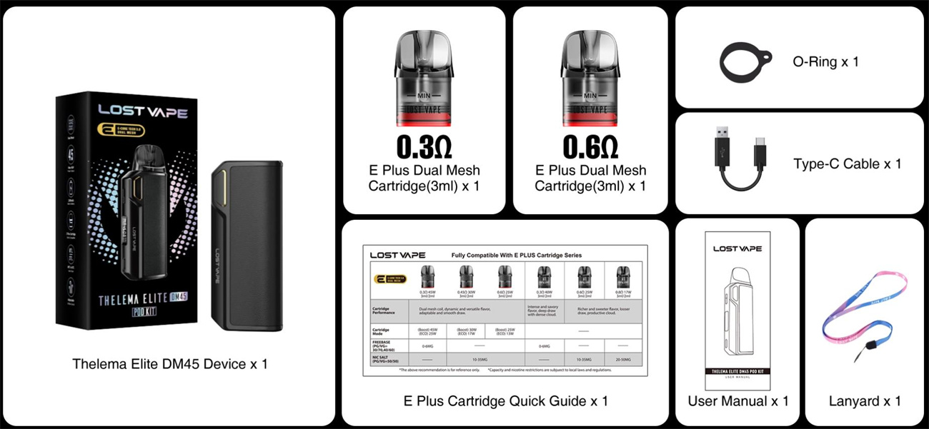 Lost Vape Thelema Elite DM45 Pod