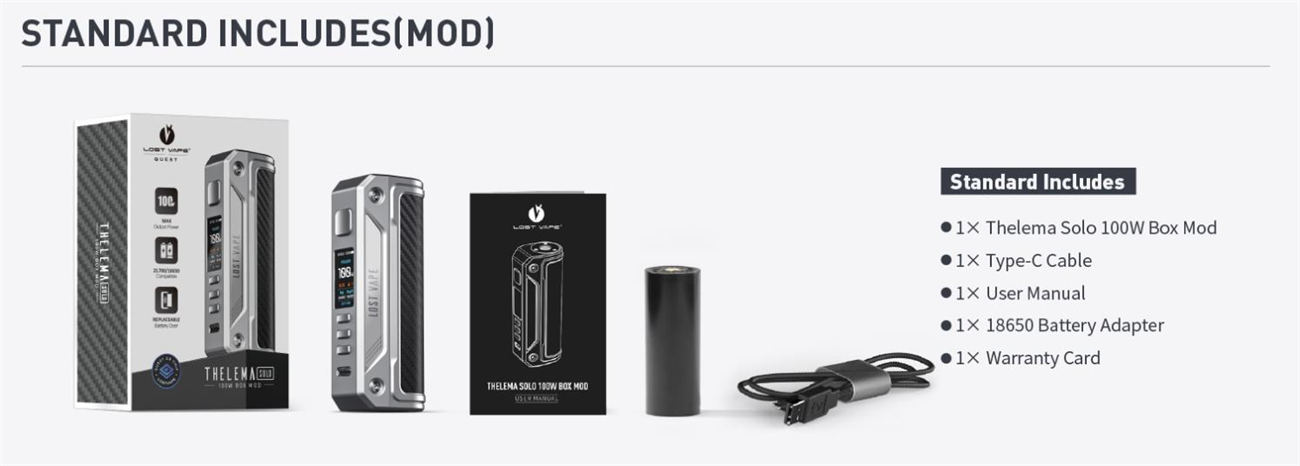 Kit Thelema Solo di Lost Vape