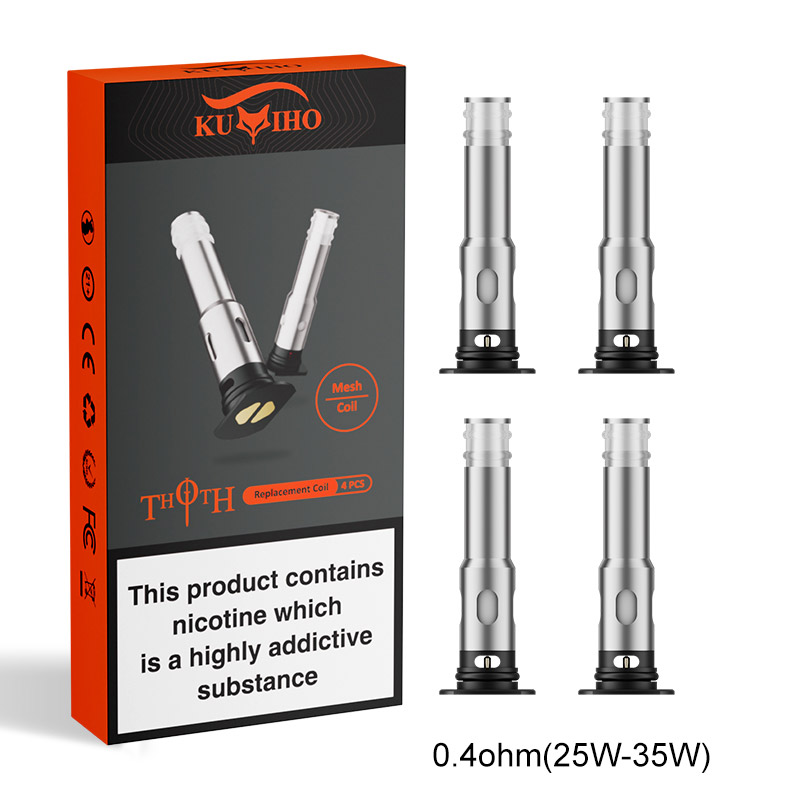 [Global-CN02] Kumiho THOTH Replacement Coils for THOTH T , THOTH T PRO , THOTH G , THOTH C , THOTH S (4pcs/pack)-CigBest