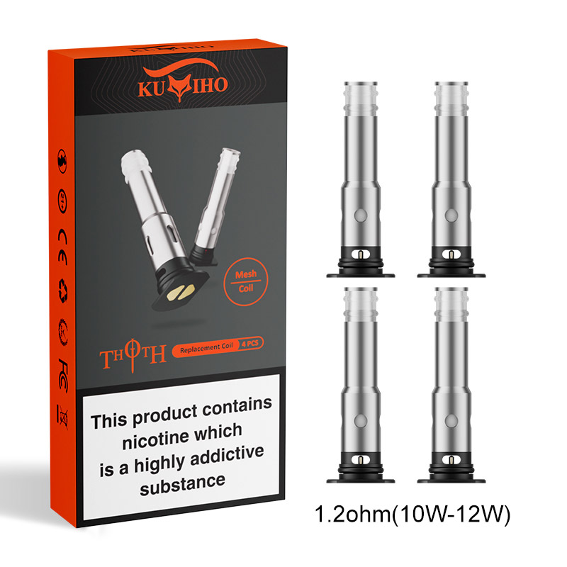 [Global-CN02] Kumiho THOTH Replacement Coils for THOTH T , THOTH T PRO , THOTH G , THOTH C , THOTH S (4pcs/pack)-CigBest