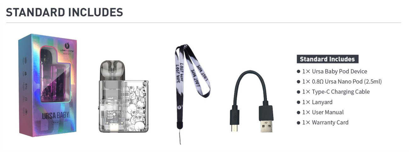 Kit Ursa Baby Lost Vape