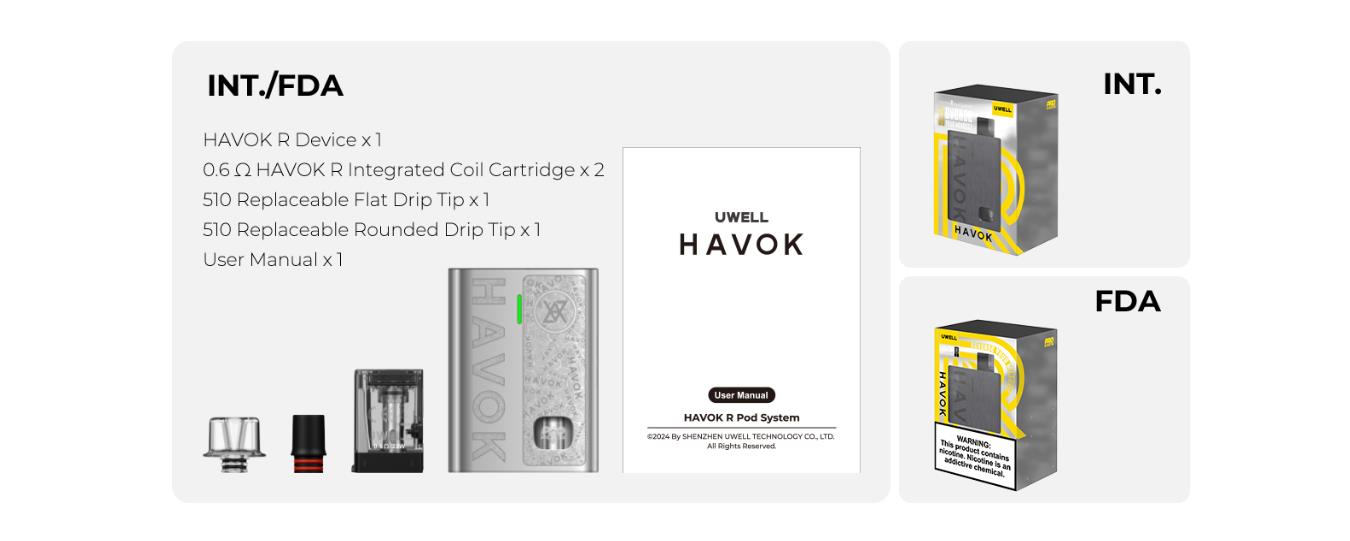 Uwell Havok R Bausatz