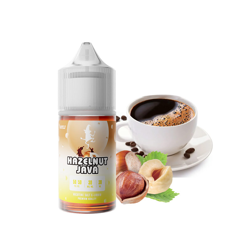 hazelnut vape juice 30ml Vapelf Hazelnut Java Salt E-liquid