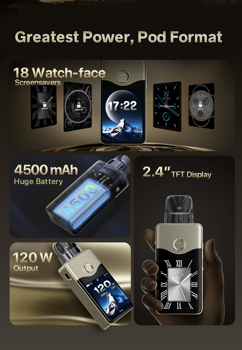 Pod VOOPOO VINCI E120