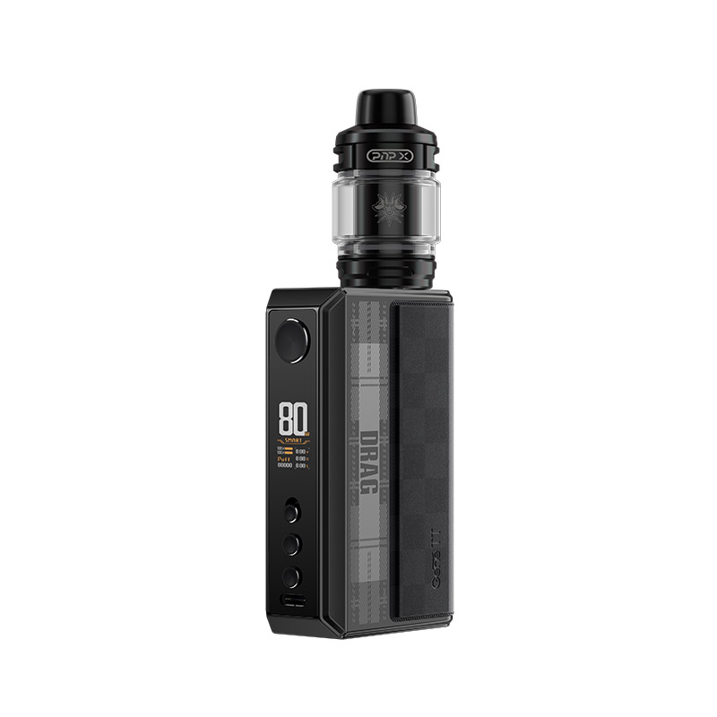 [Global-CN02] Voopoo Drag 5 177W Box Mod Kit with Uforce-X Tank Atomizer 5.5ml-CigBest
