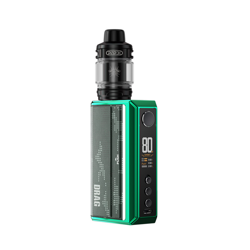 [Global-CN02] Voopoo Drag 5 177W Box Mod Kit with Uforce-X Tank Atomizer 5.5ml-CigBest