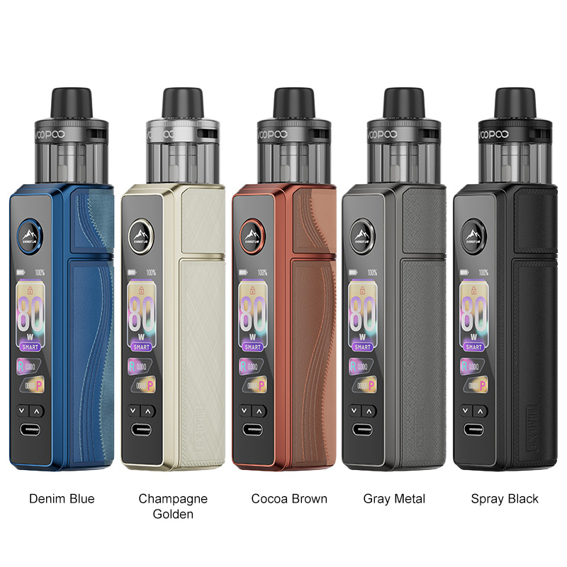 Voopoo Drag X3 Classic 80W Box Mod Kit with PnP X Cartridge DTL Pod 5ml