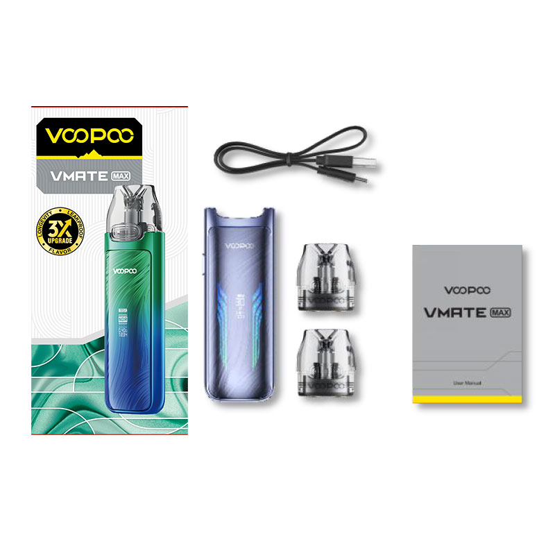 [Global-CN02] VOOPOO Vmate Max Pod System Kit 1200mAh 3ml-CigBest