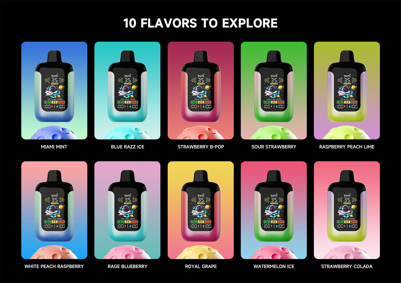 Yumi Spaceman 50K Disposable