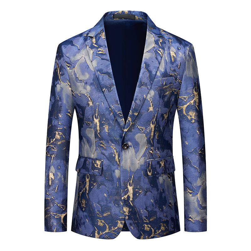 Gilded_Blue_Pattern_Men_Blazer_S8683_Elegant_Formal_Wear_DOOHOOB