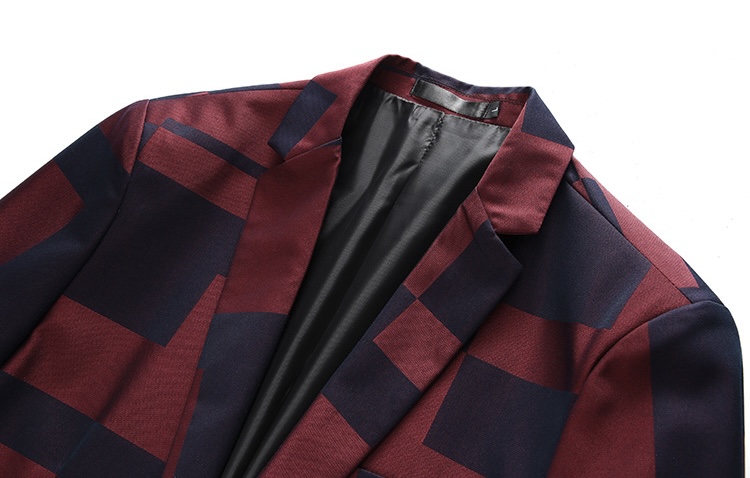 Geometric Statement Blazer S8532-DOOHOOB