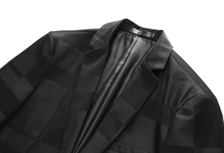 Geometric Statement Blazer S8532-DOOHOOB