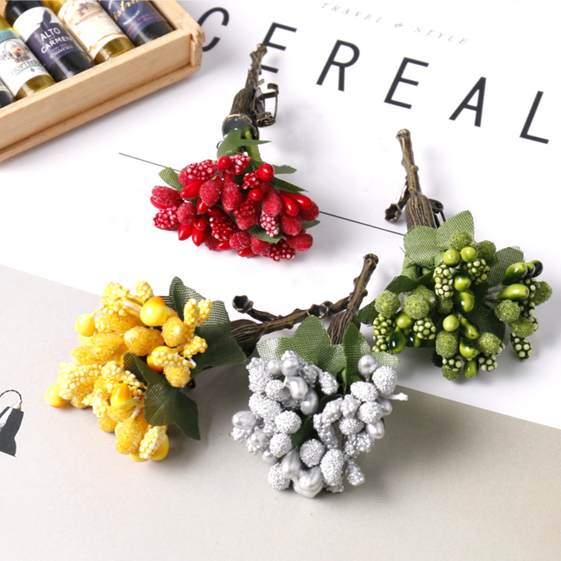 Vintage Flower Suit Brooch A1021-DOOHOOB