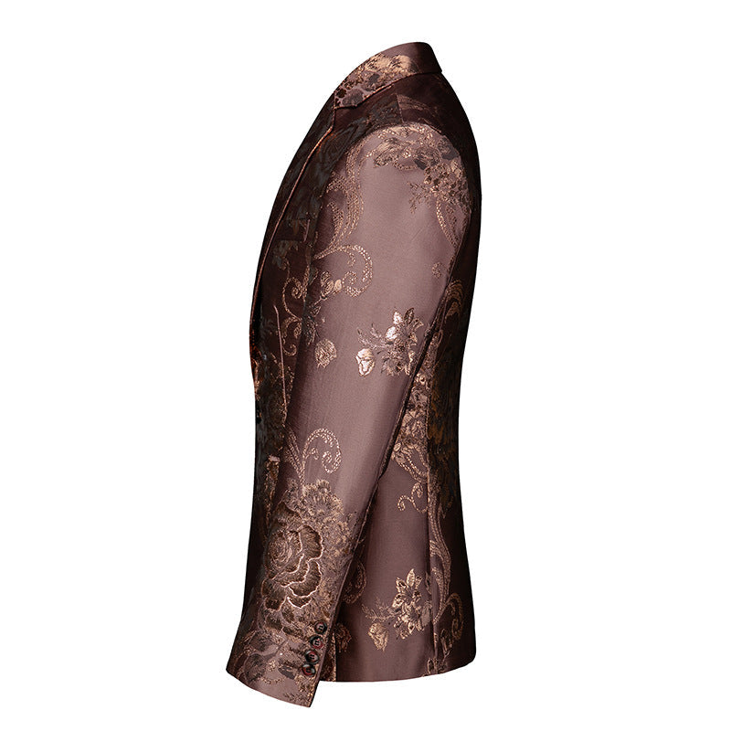 Gilt Print Blazer S8180-2-DOOHOOB