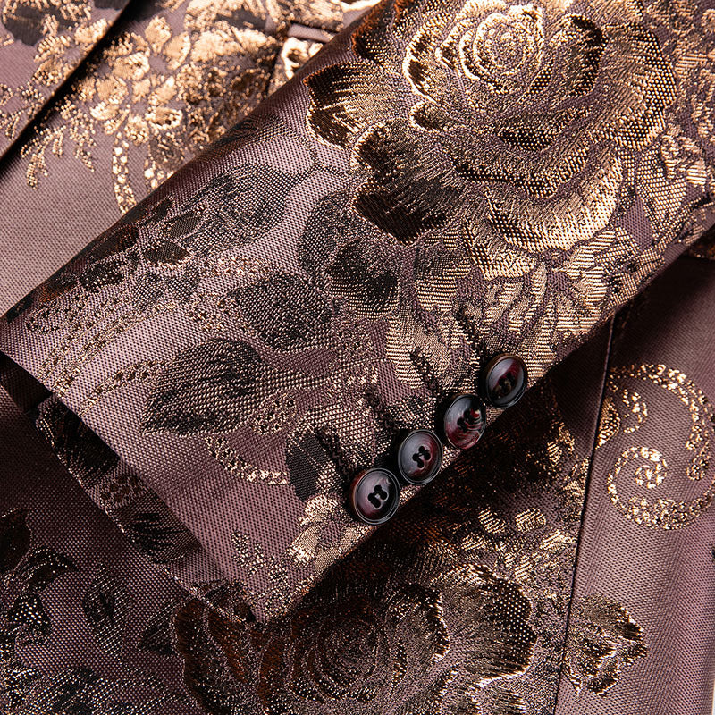 Gilt Print Blazer S8180-2-DOOHOOB