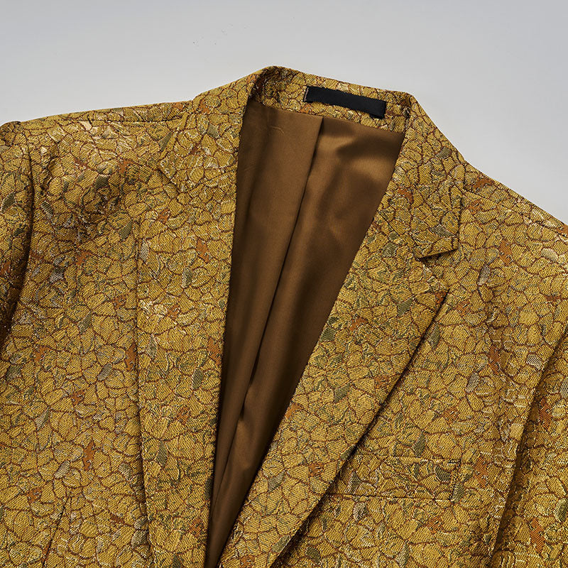 Gilt Single Buckle Blazer S8191-DOOHOOB