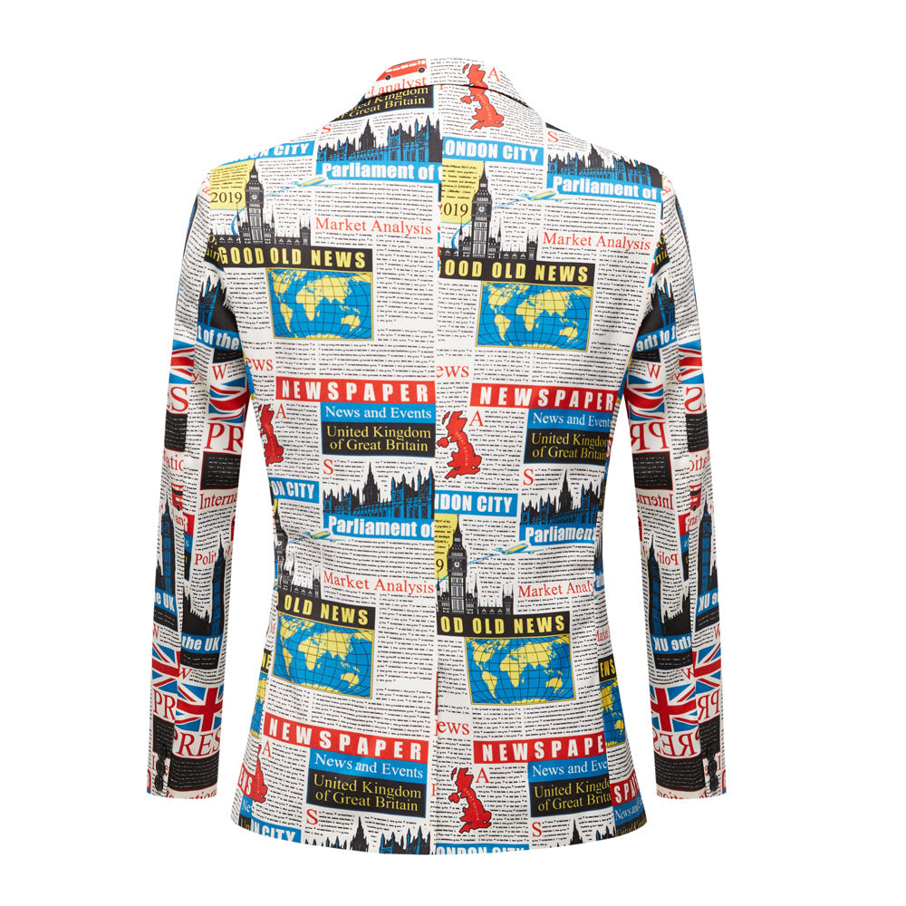 Map Print Suit M8036-DOOHOOB