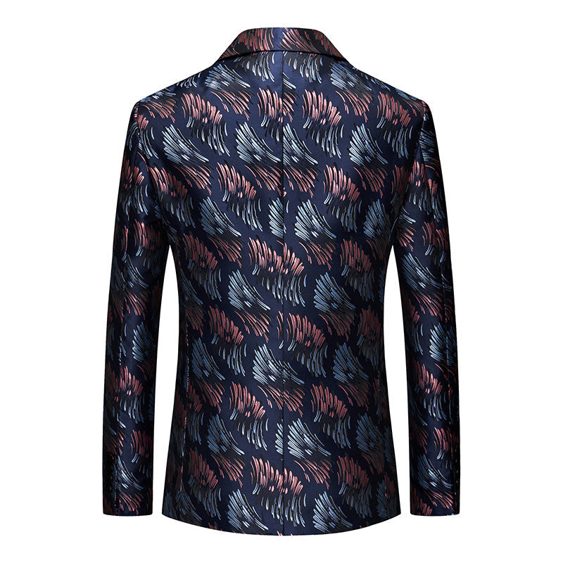 Abstract Pattern Blazer S8186-1-DOOHOOB