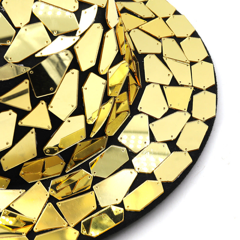 Doohoob Wide Brim Full Sequins Hat H9005-DOOHOOB