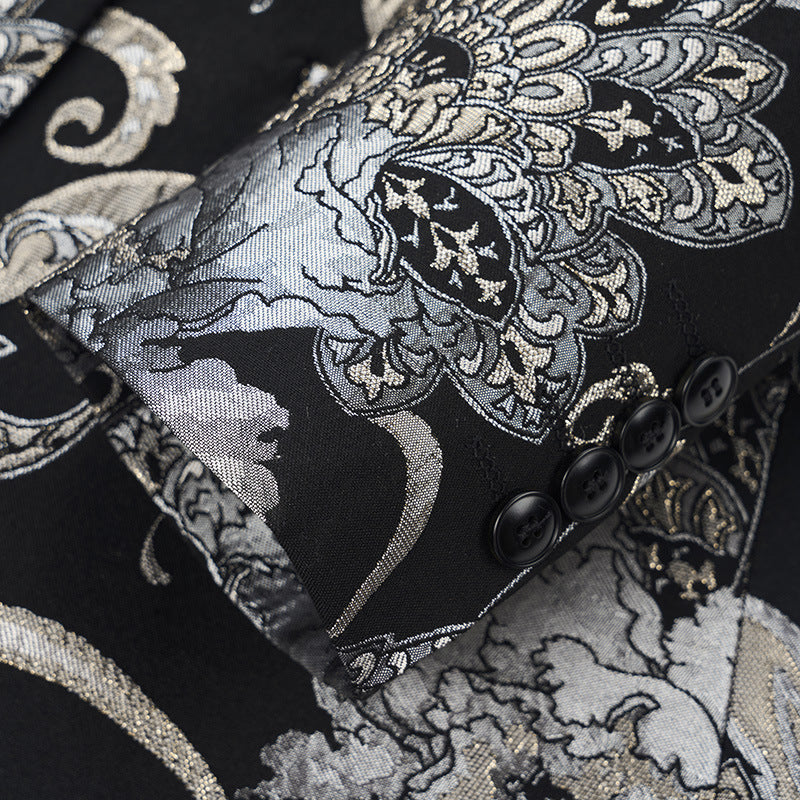 Dark Flowers Blazer S8189-DOOHOOB