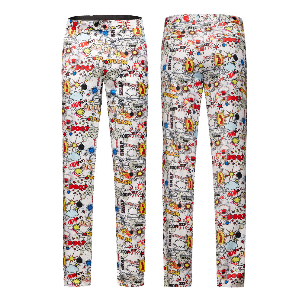 Comic Print Suit M8037-DOOHOOB