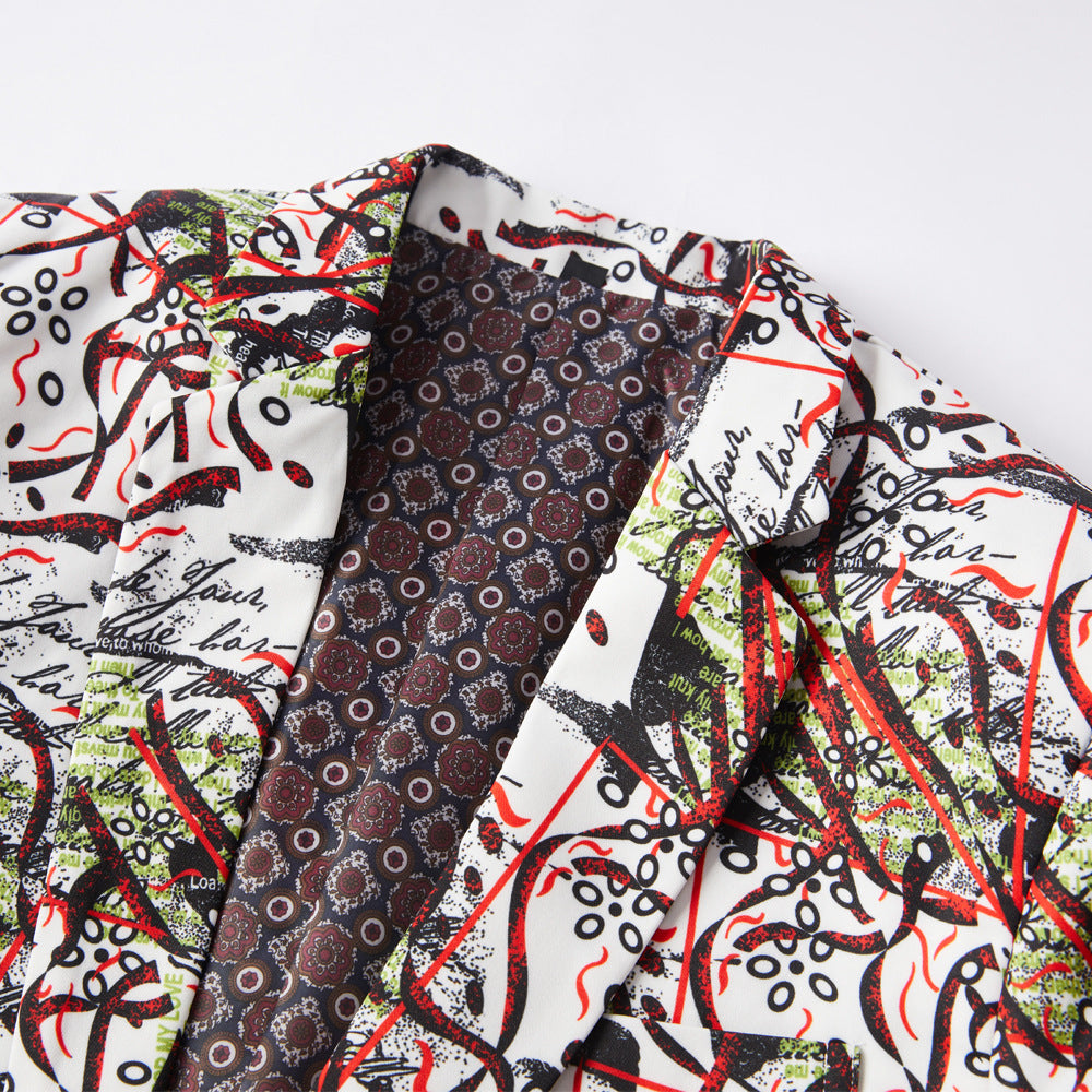 Impressionist Print Suit M8039-DOOHOOB