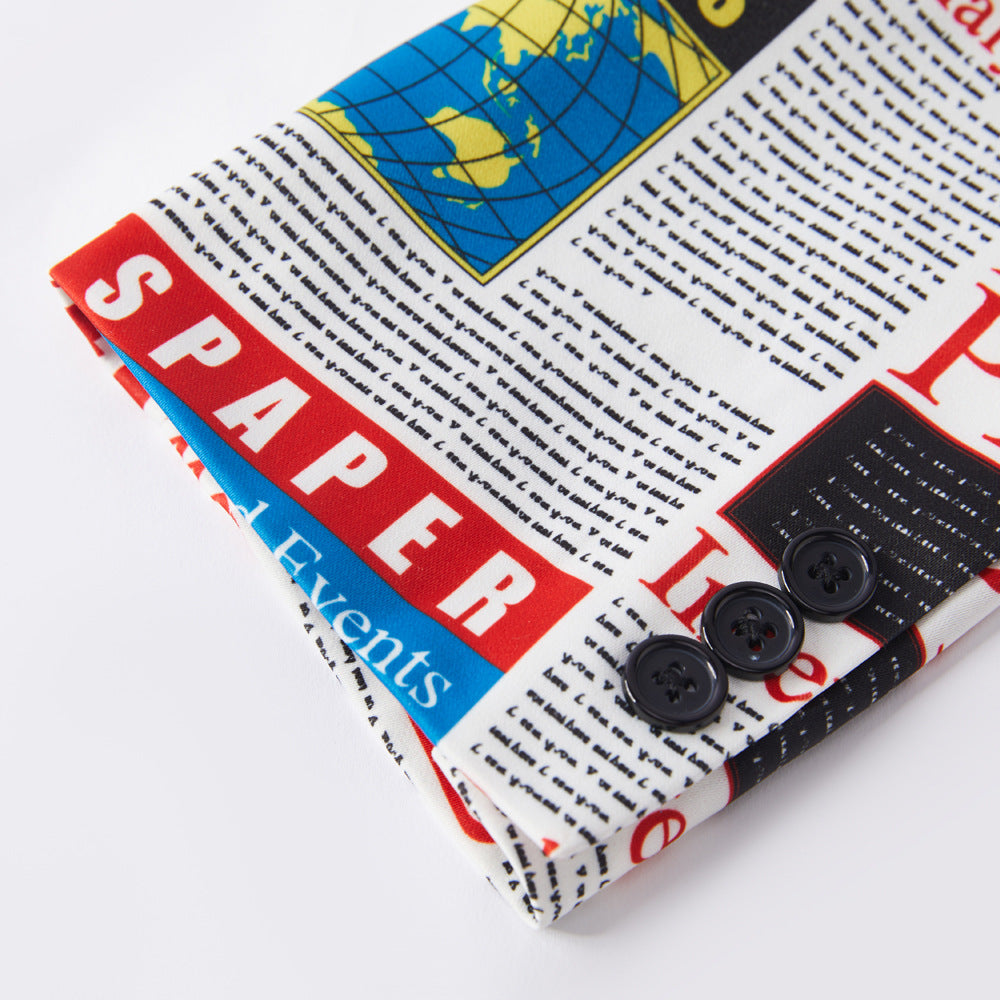 Map Print Suit M8036-DOOHOOB