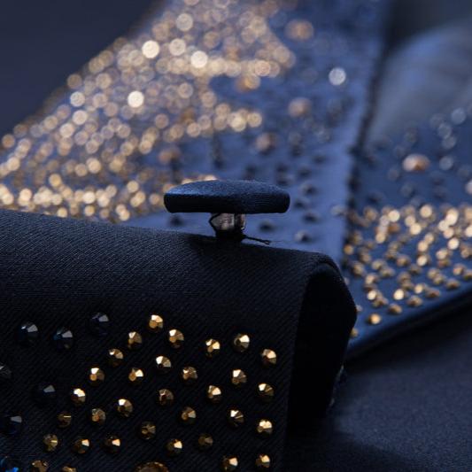 3 Piece Stylish Dotted Suit S8284-DOOHOOB