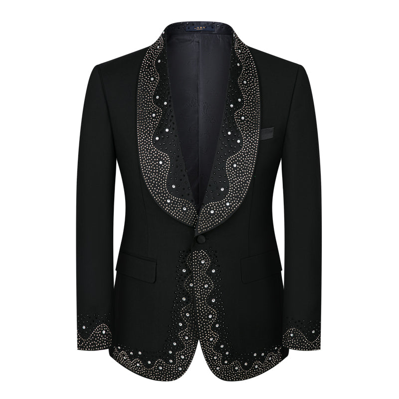 3 Piece Stylish Dotted Suit S8284-DOOHOOB