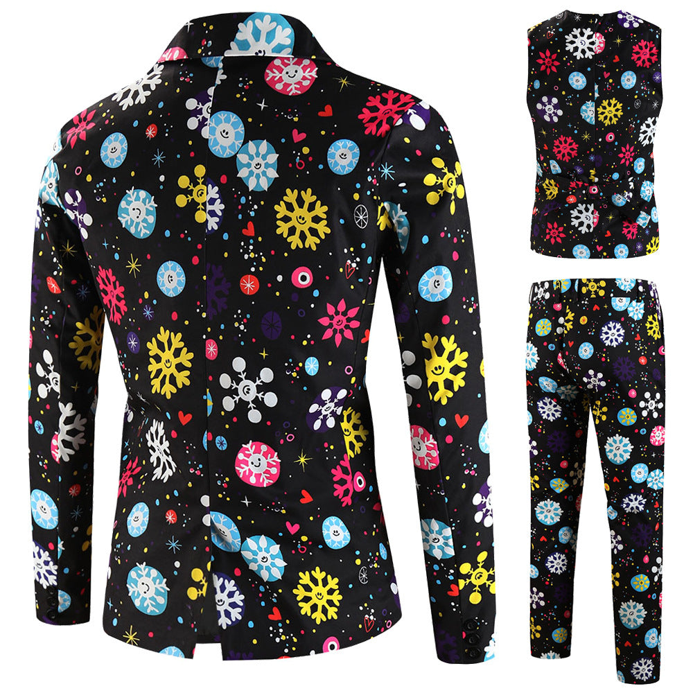 Colorful Christmas Snowflake Suit S8545-DOOHOOB