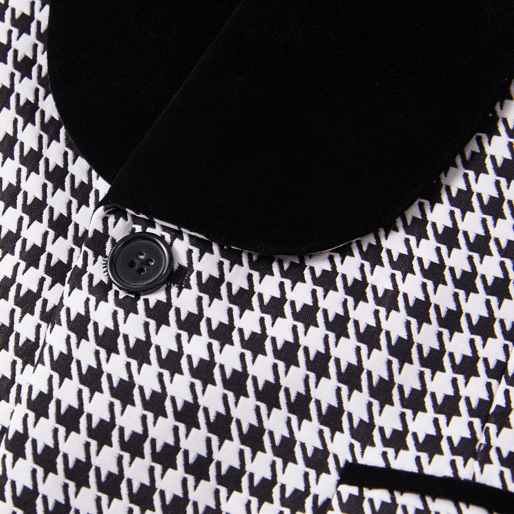 Classic Houndstooth Suit S8563-DOOHOOB