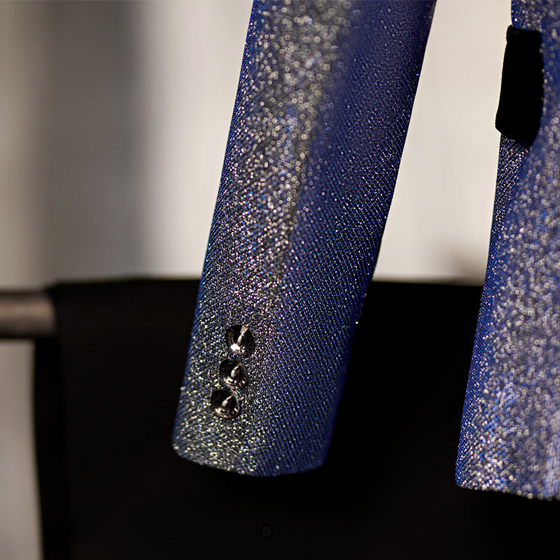 Shimmering Blue Suit S8571-DOOHOOB