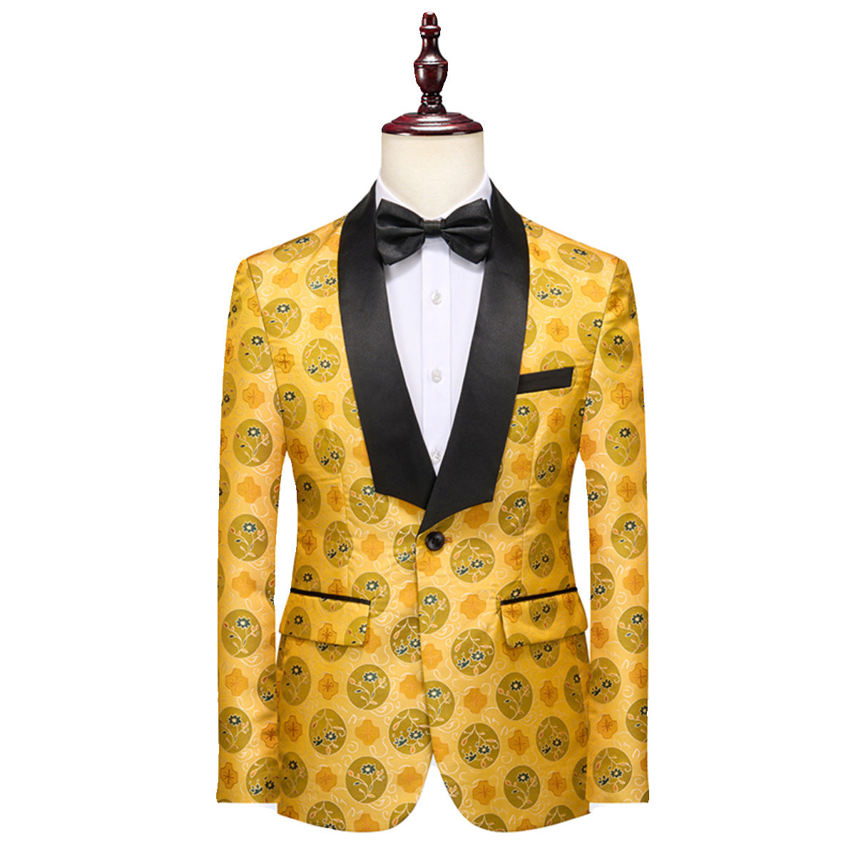 Yellow Floral Circle Suit S8552-DOOHOOB