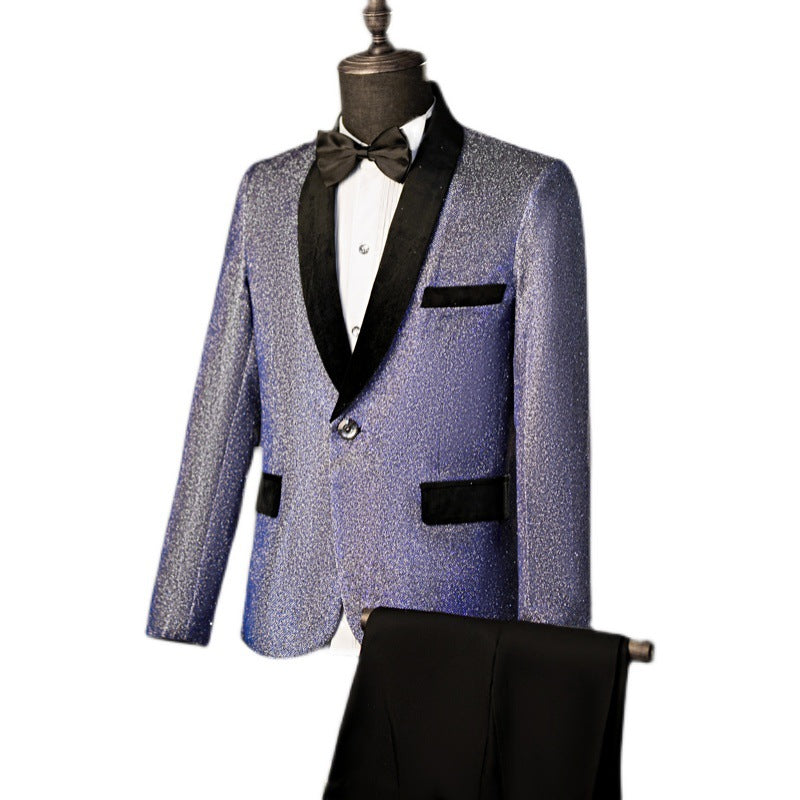 Shimmering Blue Suit S8571-DOOHOOB