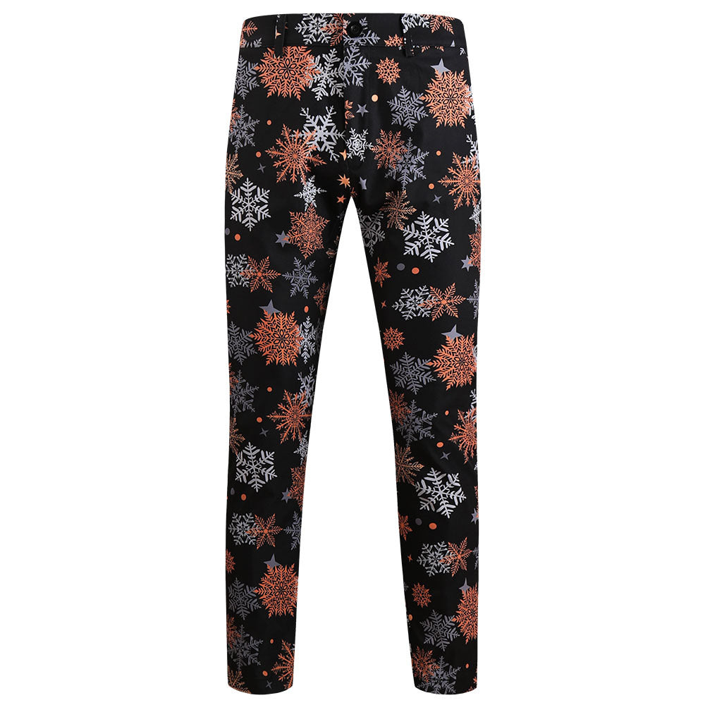 Holiday Snowflake Print Suit S8549-DOOHOOB