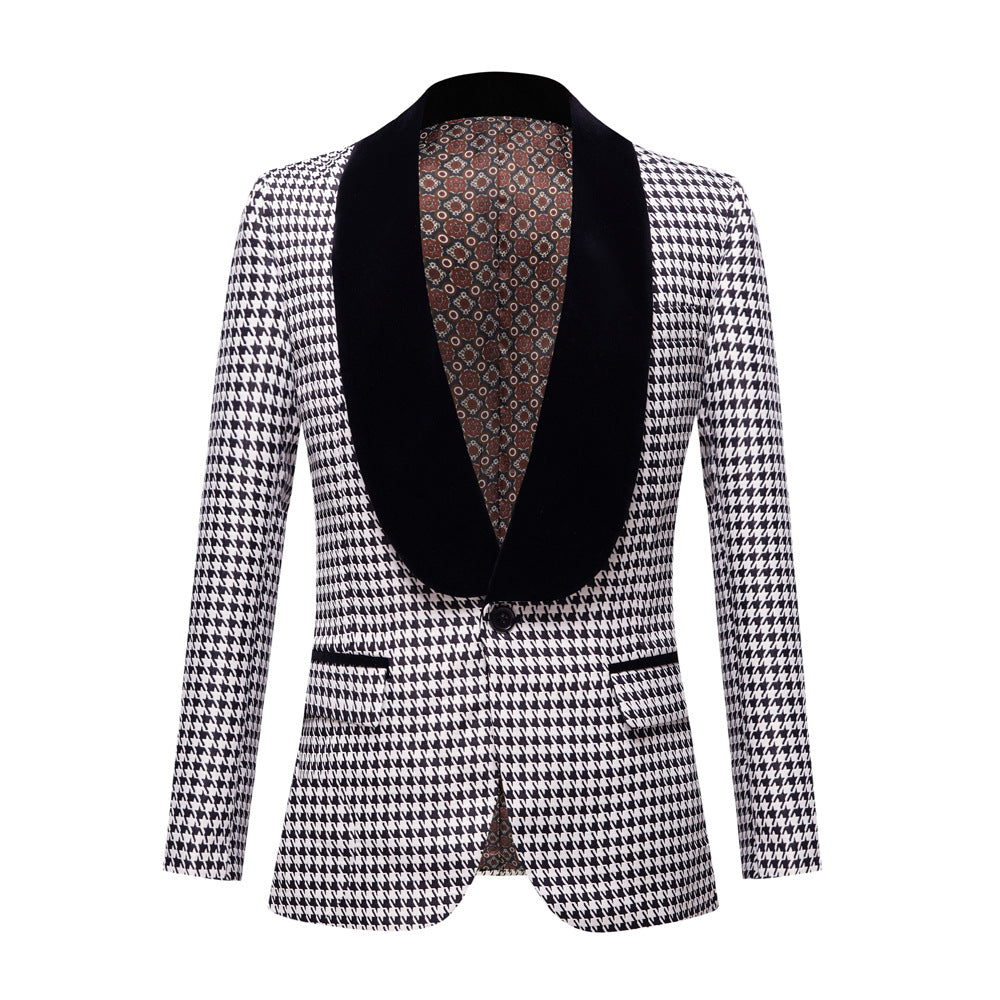 Classic Houndstooth Suit S8563-DOOHOOB