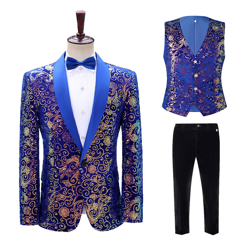 Velvet Cloud Sequin Suit S8573-DOOHOOB