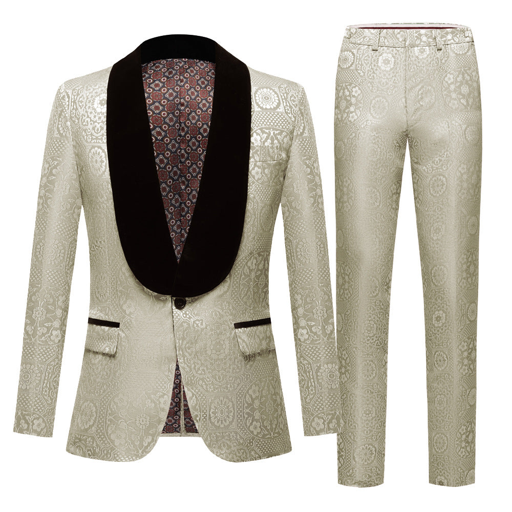 Ornate Jacquard Suit S8565-DOOHOOB