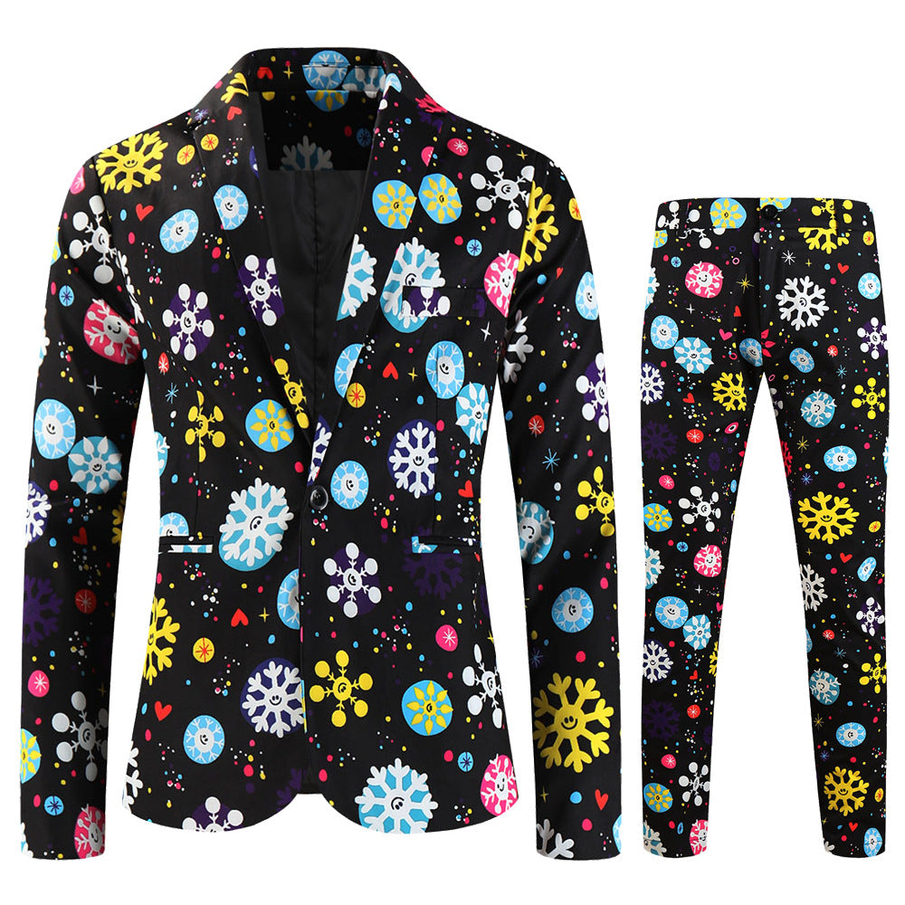 Colorful Christmas Snowflake Suit S8545-DOOHOOB